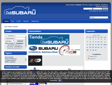 Tablet Screenshot of clubsubaru.es